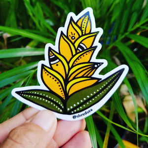 Ginger Flower Sticker